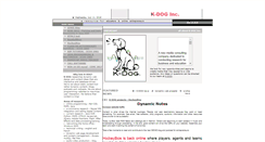 Desktop Screenshot of kdoginc.com